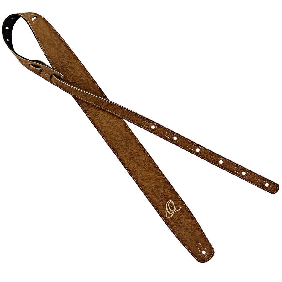 Ortega Vegan Guitar Strap Tan OSVGTN Nottingham UK Ortega Guitar